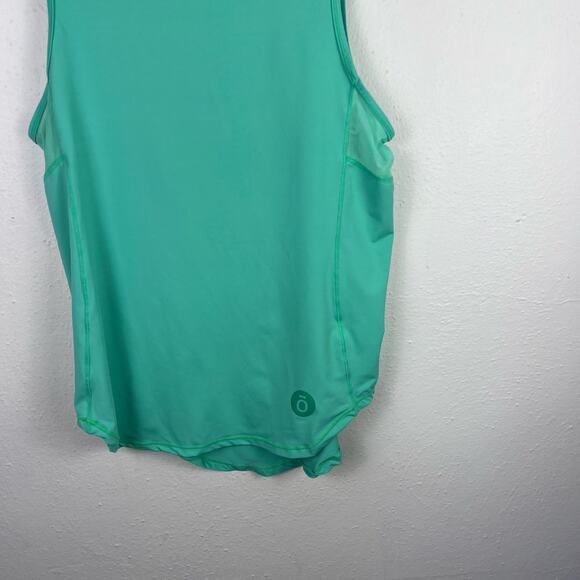 doTERRA Logo Women's Bright Green Relaxed Fit Athletic Tank Top Medium - Picture 2 of 6